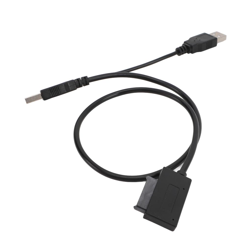 Кабель-адаптер USB на 7+6 13Pin Slimline SATA 480 Мбит/с Поддержка горячей замены Кабель USB 2.0 на SATA для привода CD DVD ROM ноутбука