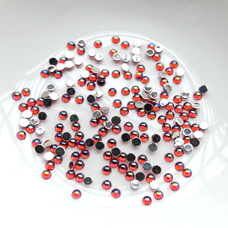 200 шт. красивые 3 мм смешанные полукруглые стразы для ногтей «сделай сам», декоративные аксессуары для изготовления ювелирных изделий
