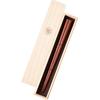 High Natural Wipe Satine Made In Japan Chopsticks, Quality, Wood, 23.5cm, Hexagonal, Lacquer, Brown, G-64560
