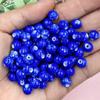 Аксессуары для изготовления ожерелья DIY цветные акриловые модные 50 шт. 8 мм свободные бусины маленькие бусины браслет
