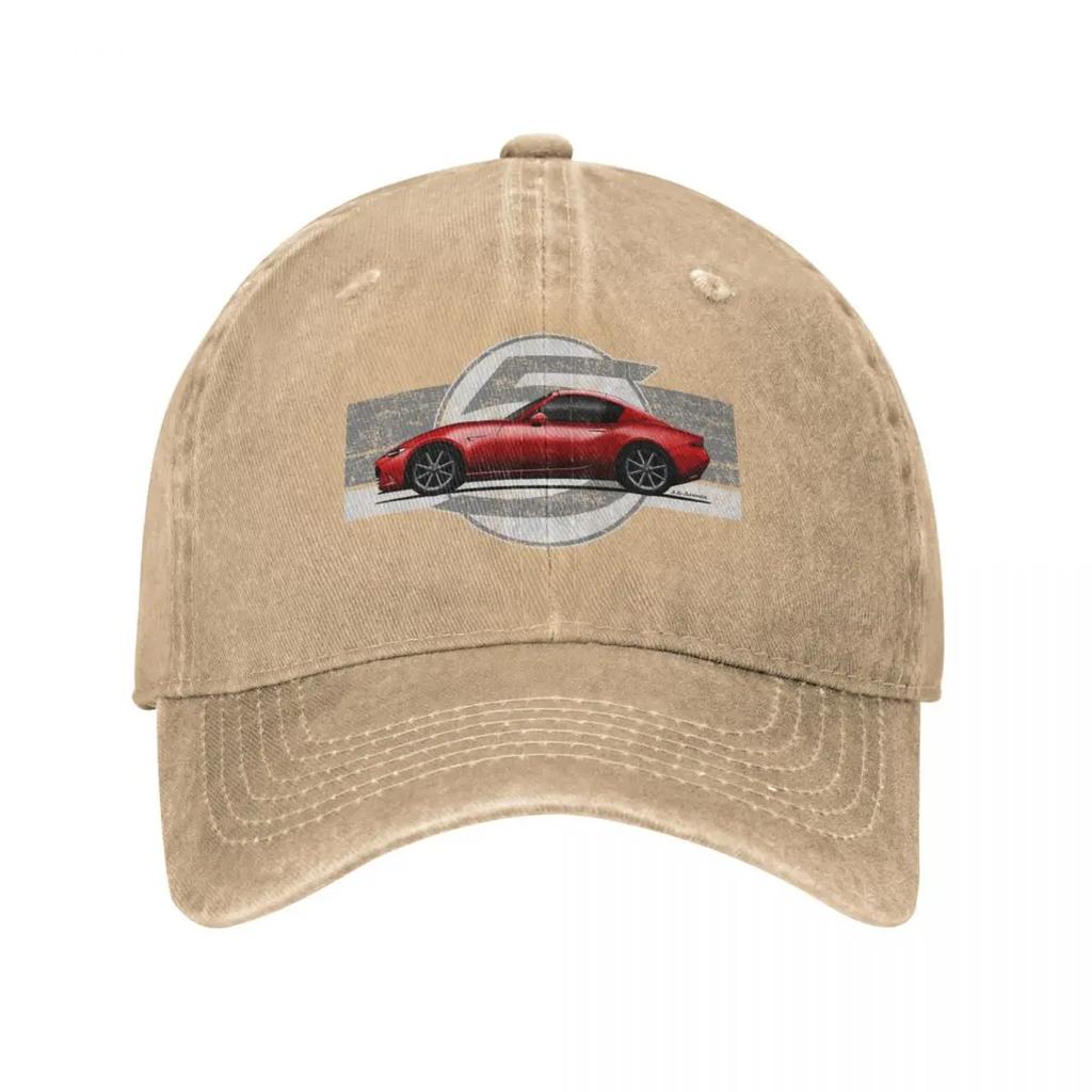 My drawing of the iconic red RF Japanese roadster sports car with background Baseball Cap Thermal Visor FeUnisex Unisexs