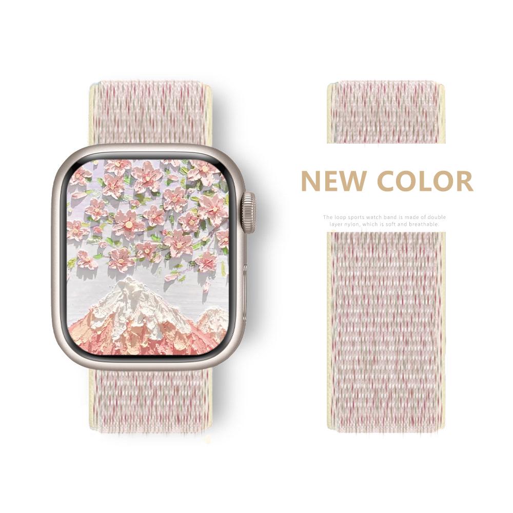 Нейлоновый ремешок-петля для Apple Watch Band 49 мм, 44 мм, 45 мм, 41 мм, 40 мм, 42 мм, 38 мм, браслет Correa iwatch series 3, 4, 5, 6 Se 7, 8, ультра, 49 мм, ремешок