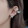 Butterfly Hollow Unisex Earrings Geometric Design Zinc Alloy Looks Trendsetting