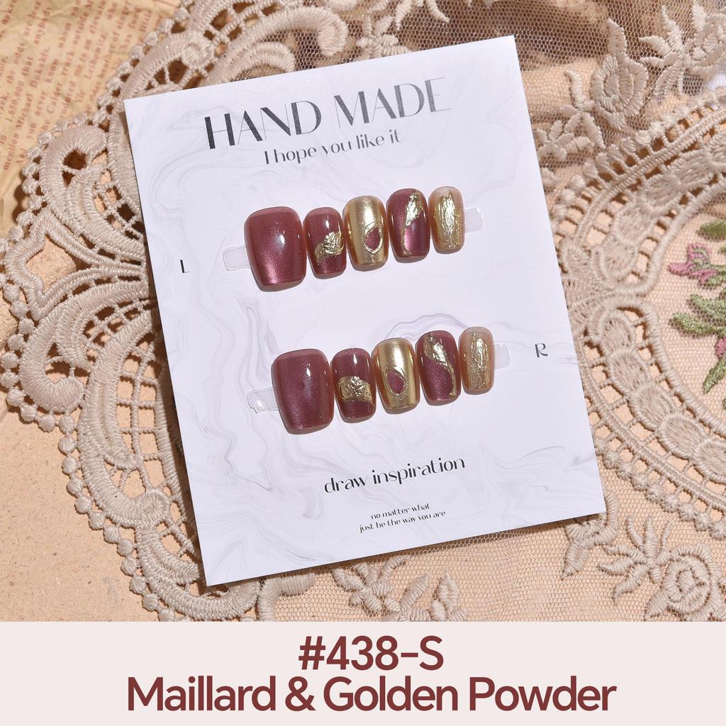 27Style Choice кошачий глаз накладные ногти короткие ручной работы накладные ногти с наклейками инструменты полное покрытие типсы с желеобразным клеем