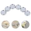 6 Pcs Soap Holder Cover El Parts Magnetic Premium Material Rack Bathroom Caps Stainless Steel Storage