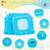 Educational Flash Card Toy Language Learning Device with Insertable Picture Cards for Early Childhood Cognitive Development and Vocabulary Building