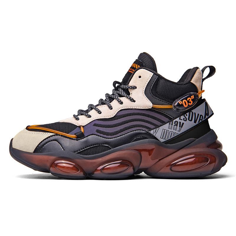 Осень и зима новые светящиеся мужские туфли для папы большого размера легкие сетчатые кроссовки для бега на открытом воздухе легкие спортивные туфли для мужчин