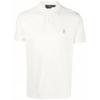 Polo Ss23 Однотонная футболка-поло с вышивкой логотипа, с коротким рукавом, мужская, топы, кремовый 710680784-321