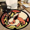 Flareon Pokémon Office Round Area Rug,  Under Office Chairs Bedroom Living Room Home Decor a0908139