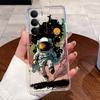 Чехол для Realme C71 Чехол RMX5303 Силиконовый Эстетичный Милый Кот Мультяшный Модный Астронавт Прозрачная Крышка C71 Чехол для Телефона Realme