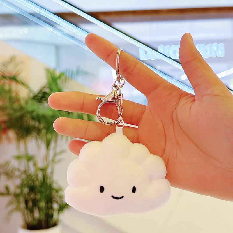 Милая плюшевая кукла-пельмень, брелок-подвеска, хлопковая мягкая мультяшная плюшевая игрушка-пельмень, брелок-подвеска, подвесное украшение для рюкзака