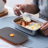Нержавеющая сталь герметичный ланч-бокс Bento для фруктов, овощей, еды, контейнер для хранения, пикника, офиса, школы, столовых приборов