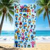 1Pc Pocoyo Adventure World Beach Towel, Quick Dry, Multi-Use for Beach Pool Gym Yoga Home Travel, Christmas, Halloween, Xmas Gift M928515