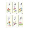 Shinnihon Календарь NK441 2027 Настенный календарь-лента Цветочный календарь с годовым обзором