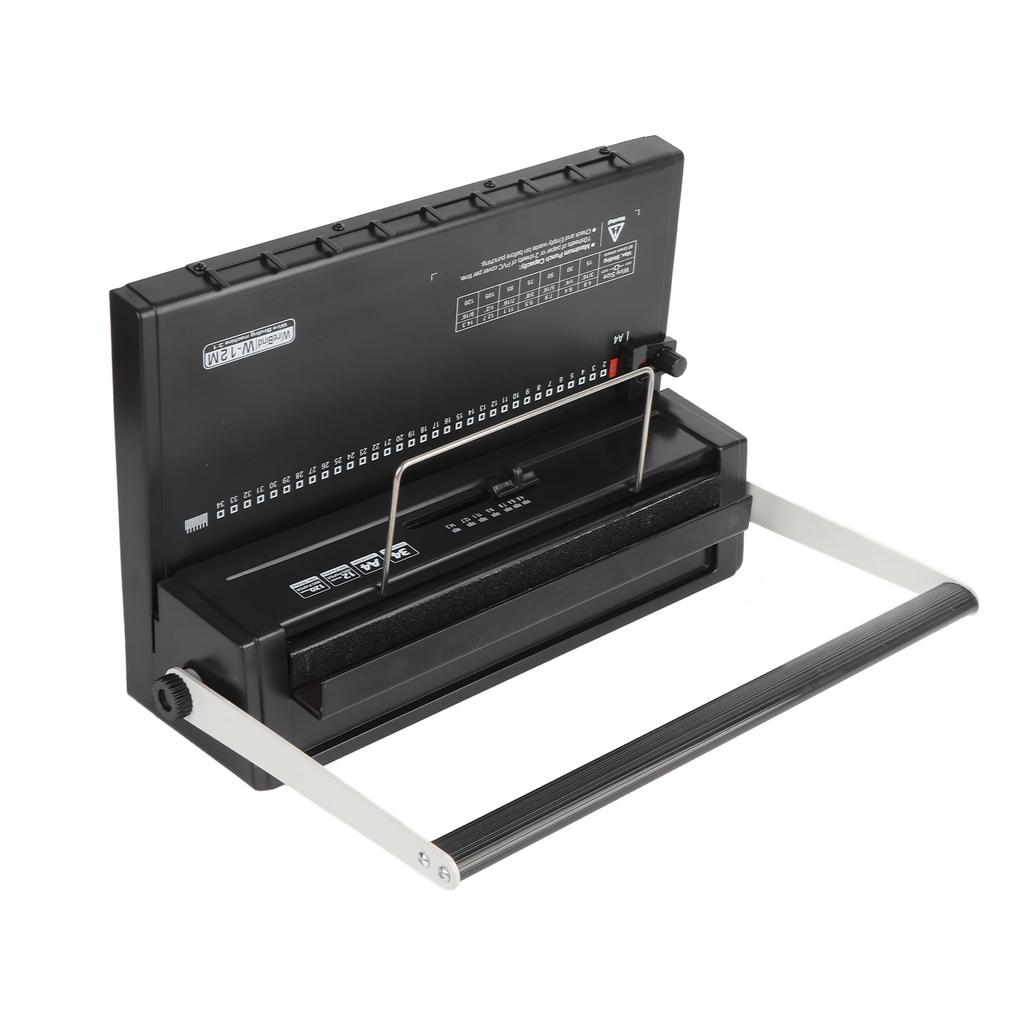 Переплетная машина спиральная проволочная переплетная машина 34 квадратных отверстия перфорация 12 листов 80 г переплет 120 листов для