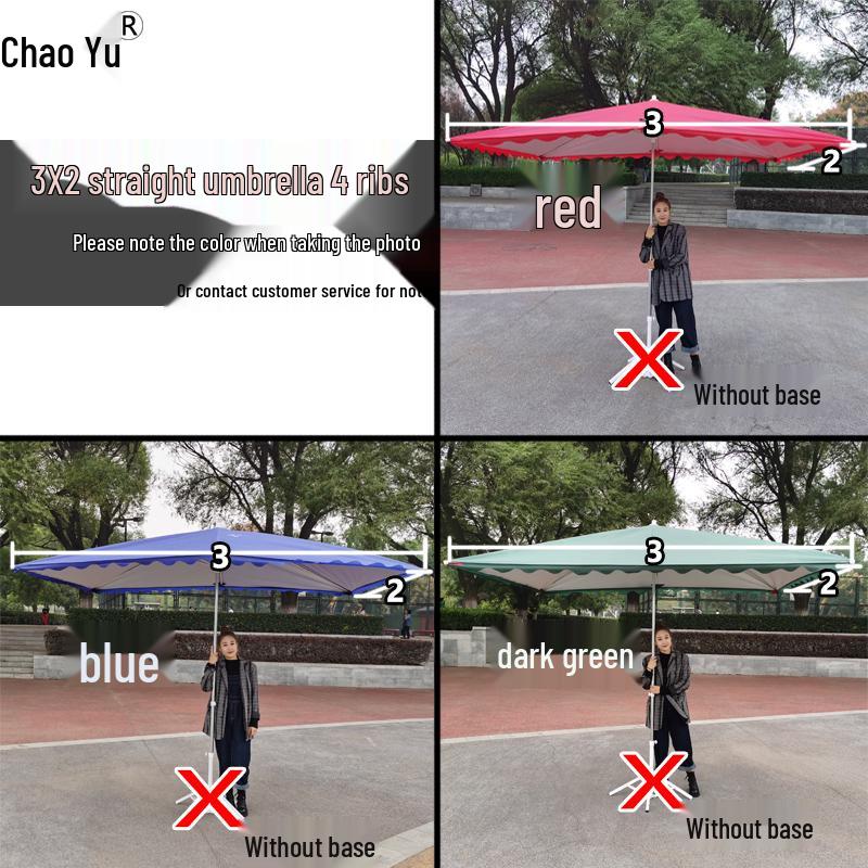 Складной уличный коммерческий солнцезащитный зонт с наклоном и козырьком