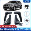 Car MudFlaps Fender For Mitsubishi ASX Accessories 2013 2014 2015 2016 RVR Front Rear Mud Flap Protect Mud Guard Splash