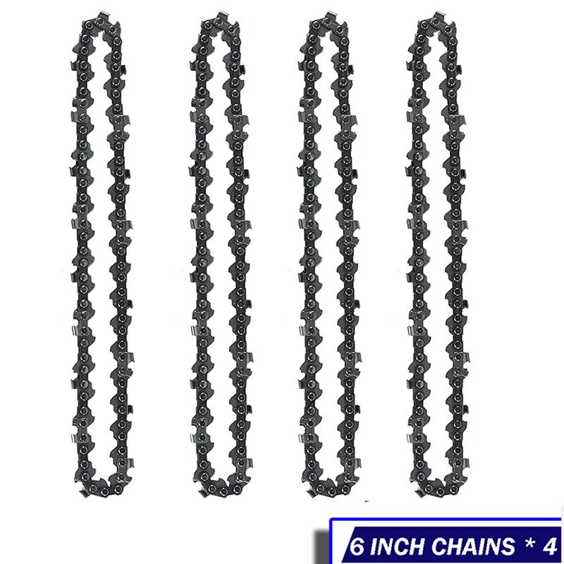 4/6 /8-дюймовая мини-цепь цепной пилы цепи электрической цепной пилы, используемые для лесозаготовки и обрезки ветвей детали цепной пилы