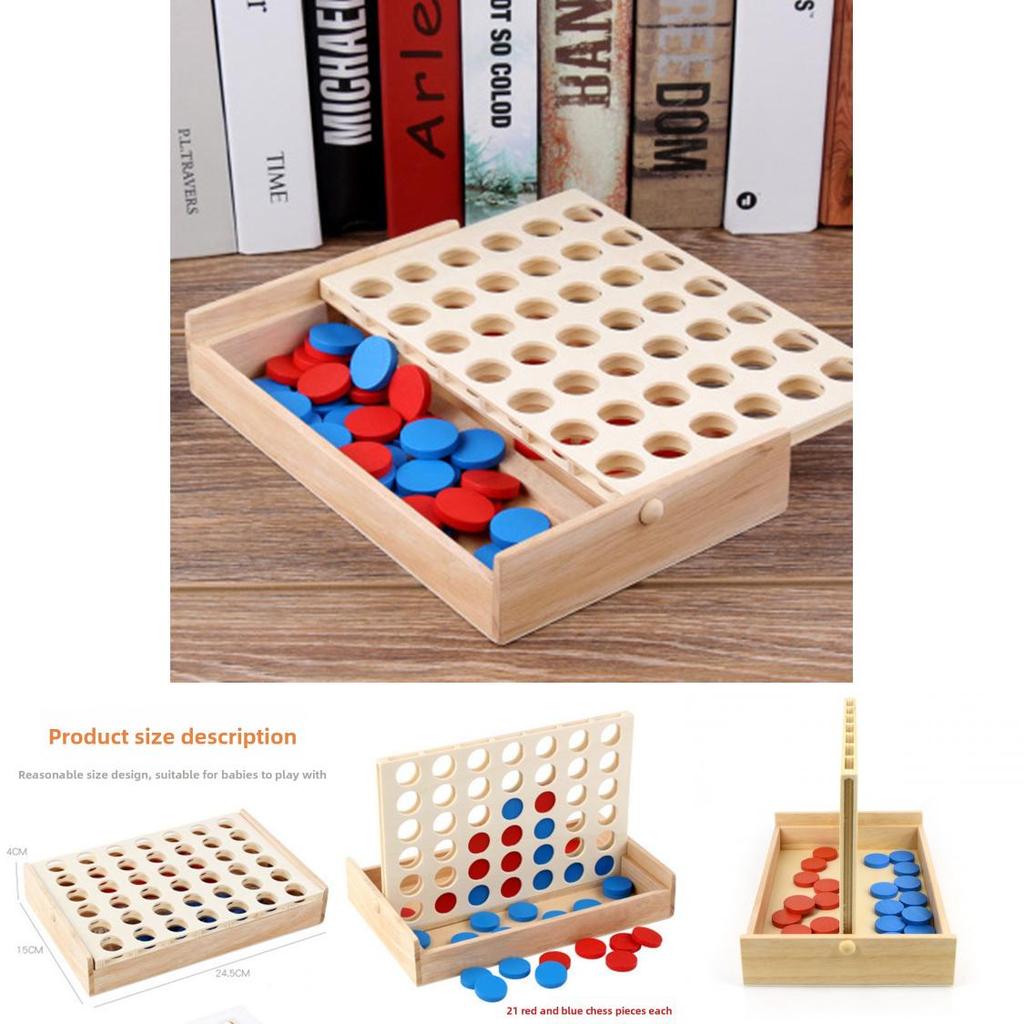 Wooden Gobang Puzzle Game With Kidfriendly Design For Play And Learning