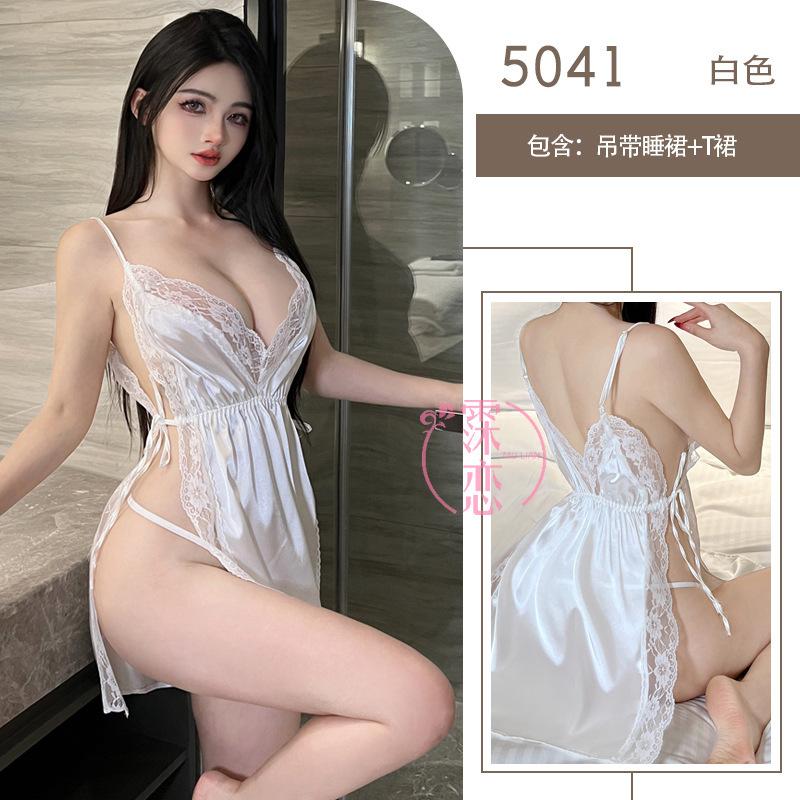 Sexy underwear perspective sexy mesh, hot teasing, free of suspenders