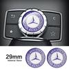 BVU1 GLA 2025 Для AMG 1 шт. 29 мм Маленькая наклейка для управления медиа в автомобиле Для Mercedes Benz A C E R M класса CLA GLA AMG W204 W210 W124 W205 W2