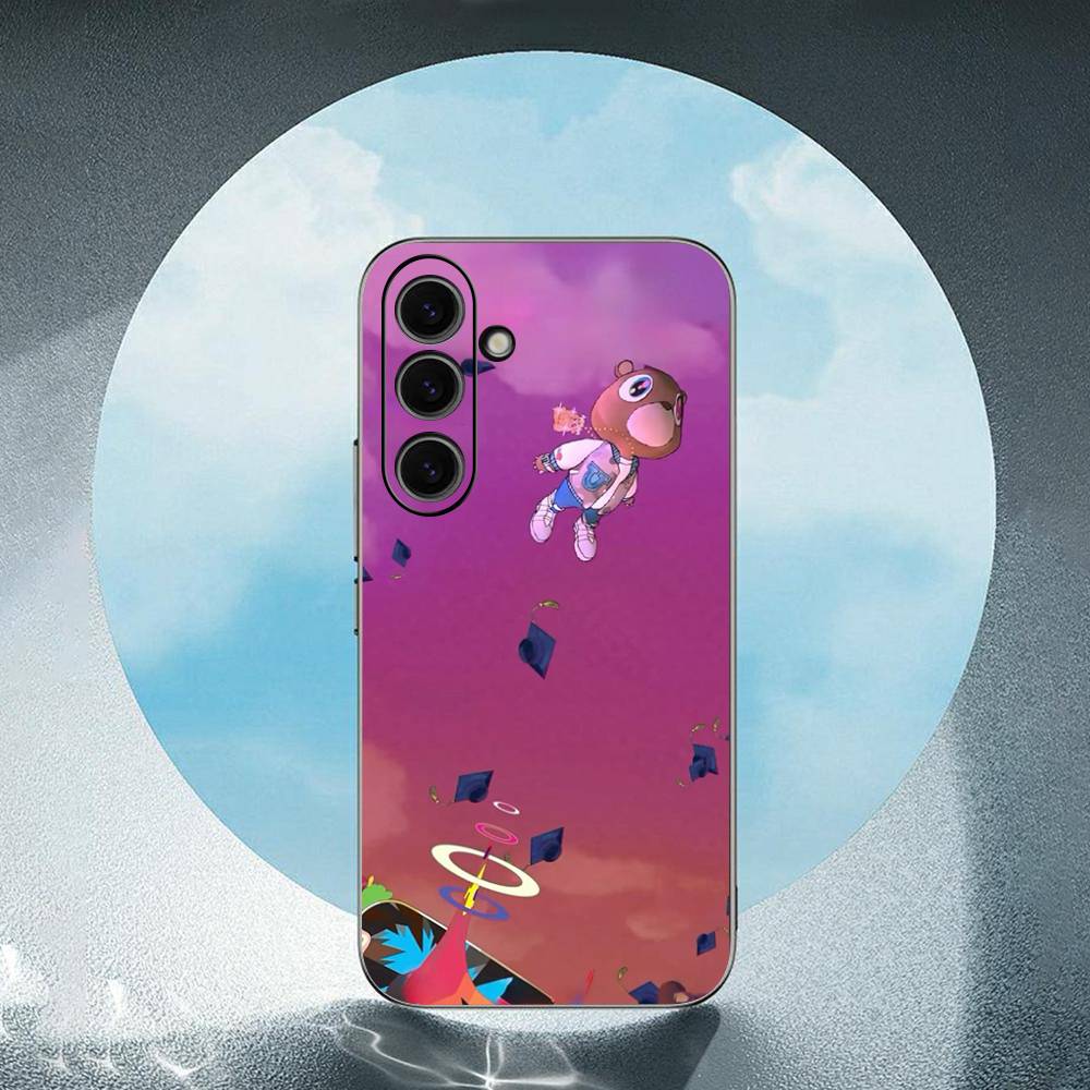 K-Kanye W-west Ye Album For Samsung Galaxy S23 S24 S25 Ultra S22 Plus S21 Black Soft Case Waterproof Soft Case