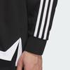 Adidas Баскетбольная куртка FW24 с капюшоном на молнии, модная универсальная мужская куртка, черная JL7586