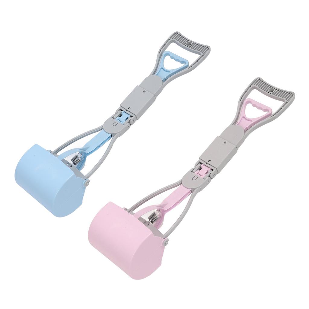 Non Breakable Pet Pooper Scooper for Dogs Long Handle High Strength Spring Large Poop Picker Upper F