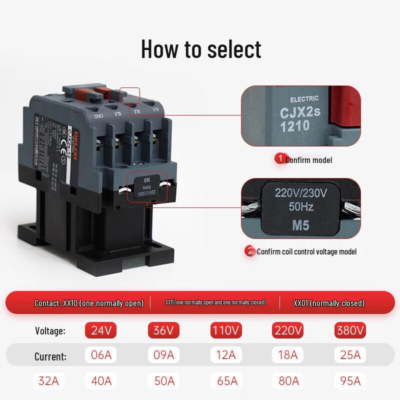 Delixi Electric Navigator CJX2S-1801 AC Contactor