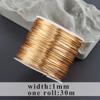M997 Ювелирные Аксессуары,соответствует REACH,без Никеля,Медная Проволока,Позолота 18 карат,не Тускнеет,один Рулон/Партия