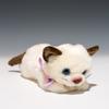Bamboo Shoot Ribbon Cat Siamese Cat Stuffed Toy 15783