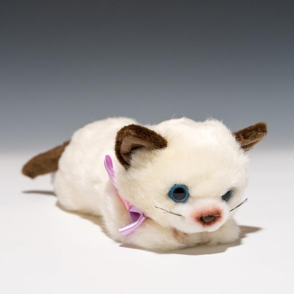 Bamboo Shoot Ribbon Cat Siamese Cat Stuffed Toy 15783
