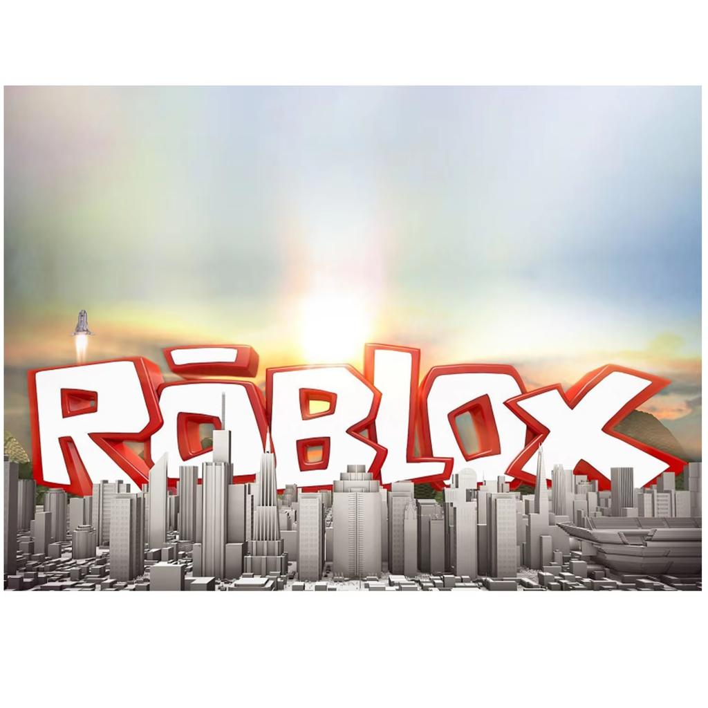 Виниловый фон для фотосессии в тематике игры Roblox, фон для фото на день рождения детей, мальчиков, Декорация, Реквизит для вечеринки, Товар для вечеринки, Ткань