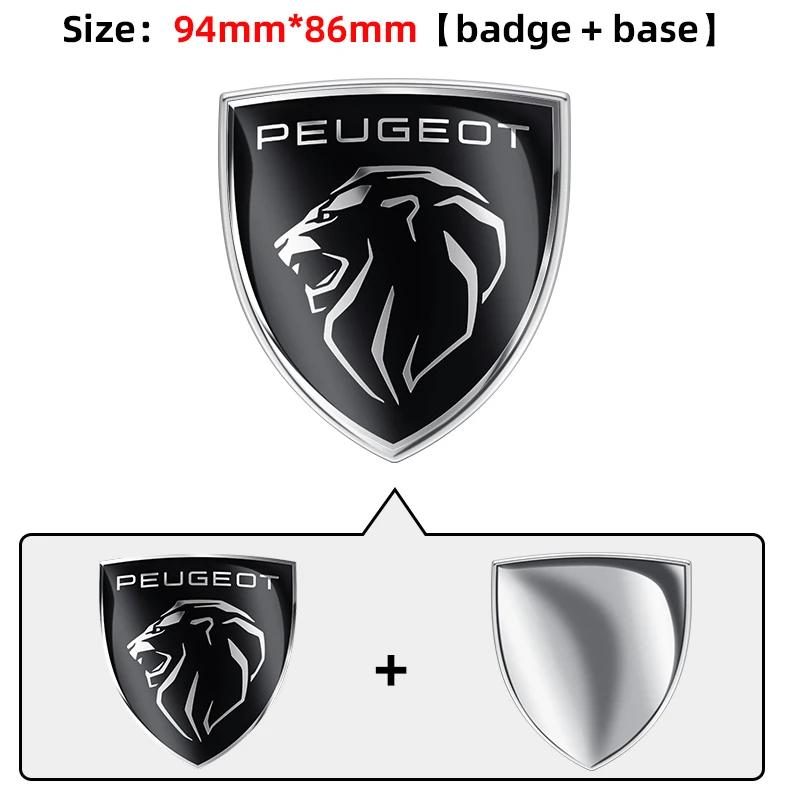 Car Sticker 3D Metal Badge Trunk Body Window Side Decoration for Peugeot 408 4008 308 3008 Rifter 5008 508 2008 208 301 RCZ 407