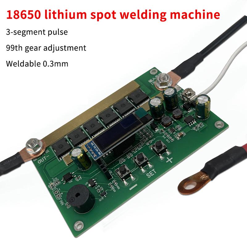 12V Сварочный аппарат точечной сварки от аккумулятора, ручка, портативный набор для сварки DIY, высокопроизводительная плата управления точечной сваркой для литиевой батареи 18650