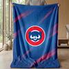 Chicago Cubs Flannel Fleece Blanket Cozy Warm Throw Blanket For Couch Bed Travel All Season Use