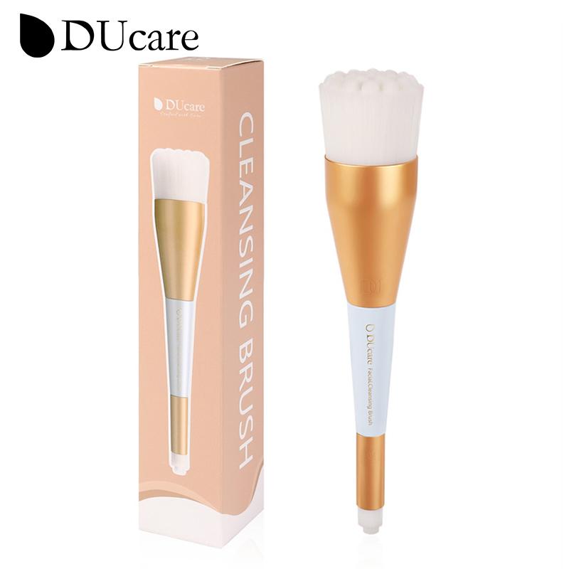 DUcare Face Makeup Brushes 1Pcs Duo End Facial Cleaning Brush Foundation Buffer and Face Concealer Powder Cosmetic Makeup Brush Tools