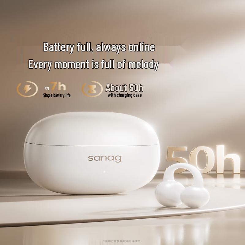 Беспроводные Bluetooth-наушники-клипсы Saina Z60S с открытым дизайном
