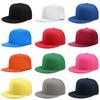 Fast Customization 6 Panels Snapback Caps Solid Color Baseball Cap Blank Brim Hip-Hop Snapback Hats for Sport Promotion