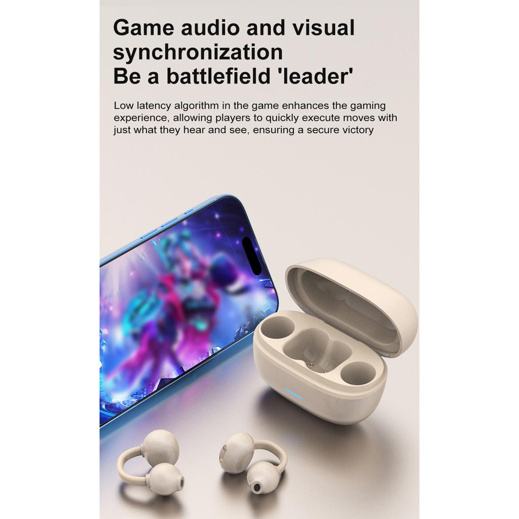 Wireless 5.4 Earbuds with AI Translation, Low Latency Gaming Headphones, Waterproof Sports Headset, Touch Control, AI-powered Translation Earphones
