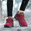 Модная мужская обувь для улицы, износостойкая, противоскользящая, зимние удобные плюшевые короткие ботинки на толстой подошве, повседневные теплые сноубутсы для пар