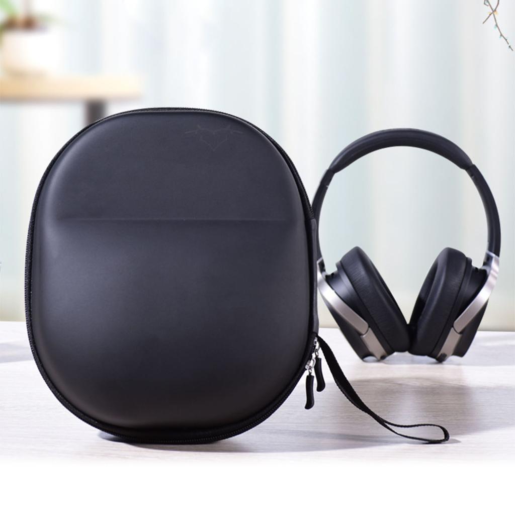 Жесткий чехол для переноски наушников, портативная дорожная сумка для хранения наушников, ремешок с ручкой, сетчатый карман, модный чехол