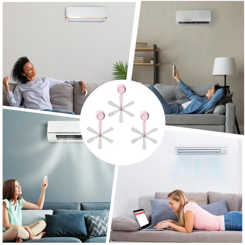 Дефлектор вентиляционного отверстия кондиционера 3 шт. Крышка вентиляционного отверстия кондиционера Регулируемый направляющий поток воздуха Вентилятор Защита от прямого потока воздуха Дефлектор ветра