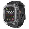 Прозрачный комплект для модификации для Apple Watch Ultra 9 8 7 49 мм 44 мм 45 мм Ремешок+Корпус для iWatch Серии 6 5 4 Резиновая лента Модификация