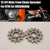 Передняя звезда цепи мотоцикла 520 Звезда цепи 13 14 Зубьев Для HUSQVARNA FC FE TC TE Для KTM SX SXF XC XCF XCW EXC MXC