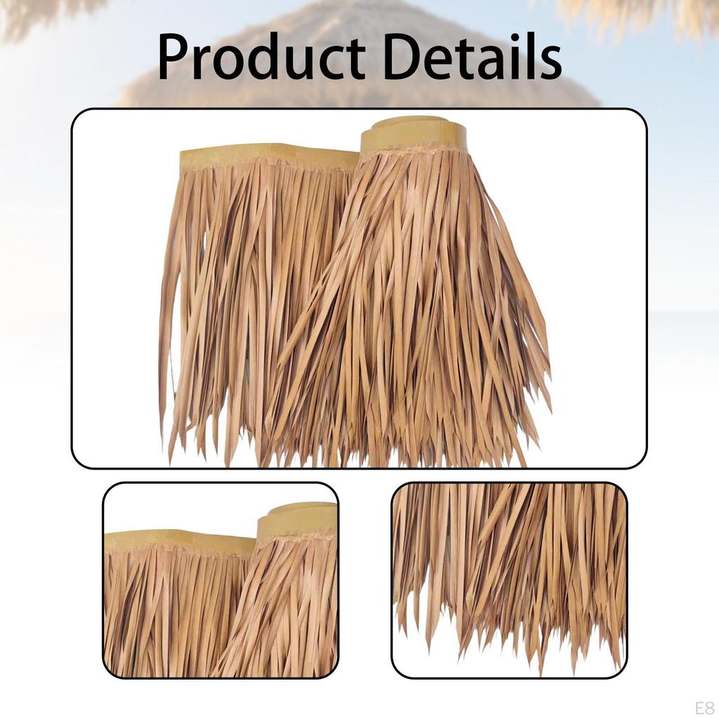 And Decorative Artificial Thatch Roof Accessory for Thatched Cottages, Grass Skirt Bar, Cabins,