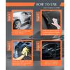 Ткань Nano Sparkle для удаления царапин на автомобиле, Ткань Nanosparkle для царапин на автомобиле, Нано-салфетки для автомобиля, Безопасно для всех цветов автомобилей, Удаляет пятна от воды и