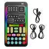 Voice Changer ABS Handheld Portable Multifunctional Sound Disguiser with 8 Sound Effects for Mobile