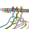 10Pcs Windproof Buckles Clothes Hanger Plastic Hanger Laundry Hook Clip New Drying Clothes Buckles