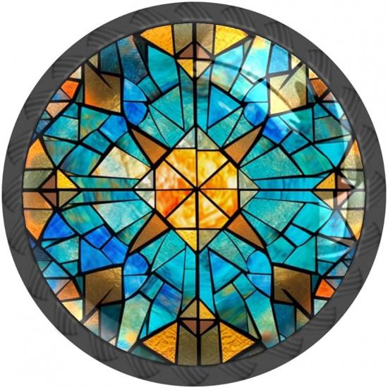 4 шт. в упаковке ручки для шкафов из цветного стекла с бабочкой, круглые ручки для ящиков из хрусталя, ручки для комодов, ящиков, ванной, кухонных шкафов, гардеробов